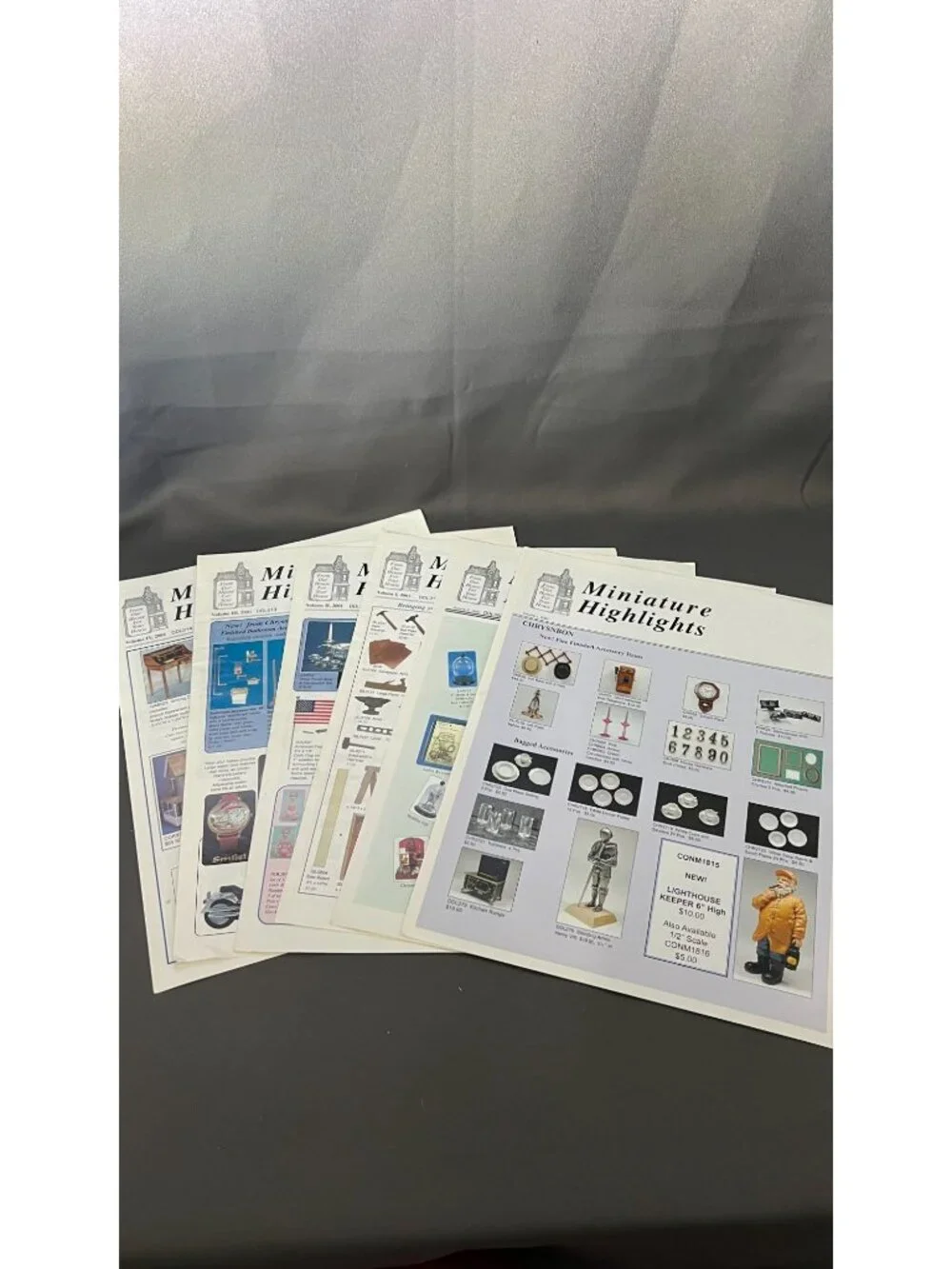 Vintage Dollhouse Magazines Lot: Nutshell News Miniatures & More